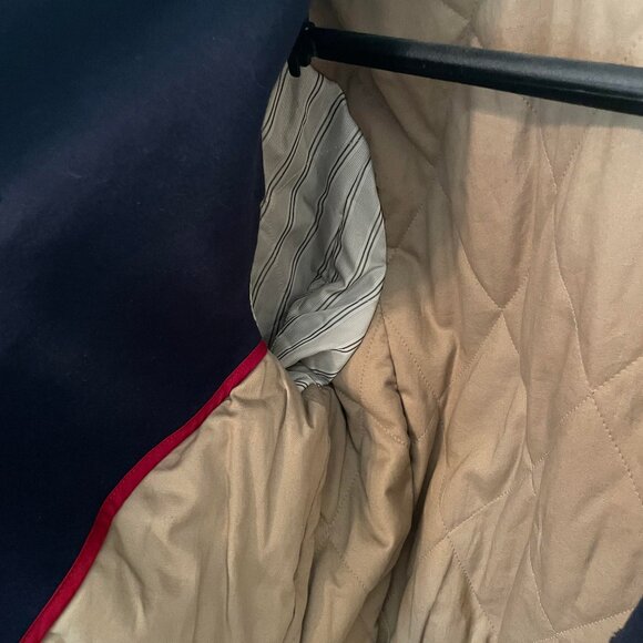 Banana Republic Heritage Men's Pea Coat, Navy, Size L - Picture 6 of 6